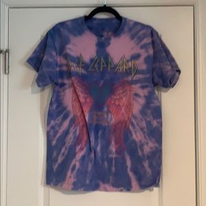 Def Leppard tie dye top from urban